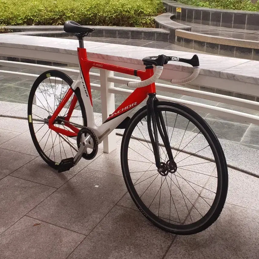 [BUNJANG] BridgeStone PHR7 Full Carbon OvalD & Bobida Track Crankset / 오발디랑 봅니다 트랙차 앙카 브릿지스톤 phr7 풀카본