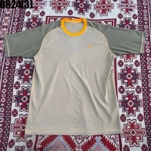 [BUNJANG] Men's Half-Sleeve T-Shirt Beige L / 남성 반팔 티셔츠 베이지 L  8/24