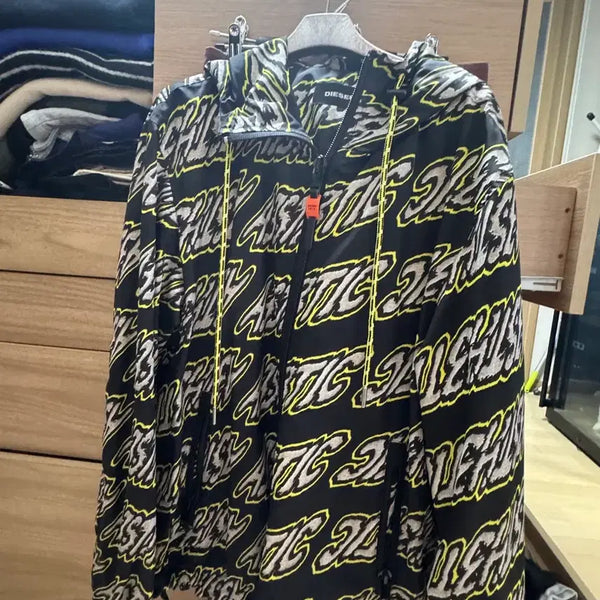 [BUNJANG] Diesel Logo Play Windbreaker Jacket / 디젤 바람막이 자켓