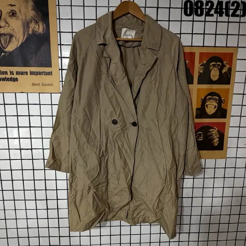 [BUNJANG] LIST Beige Trench Coat / 리스트 베이지색 트렌치코트 0824