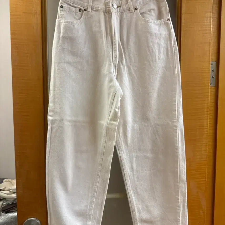 [BUNJANG] GREYMALLE Ivory Denim Pants / GREYMALLE 아이보리 데님 팬츠
