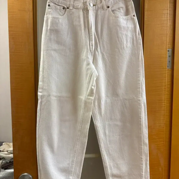 [BUNJANG] GREYMALLE Ivory Denim Pants / GREYMALLE 아이보리 데님 팬츠
