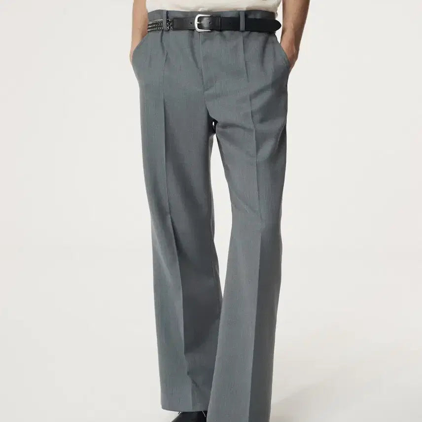 [BUNJANG] Recto Signature Flare Pants Dark Grey S / 구매)렉토 시그니처 플레어팬츠 다크 그레이 S