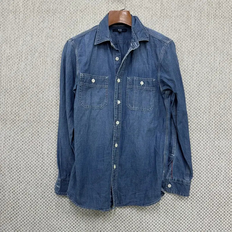 [BUNJANG] Uniqlo Denim Shirt XS / 유니클로 데님 셔츠 XS H02979