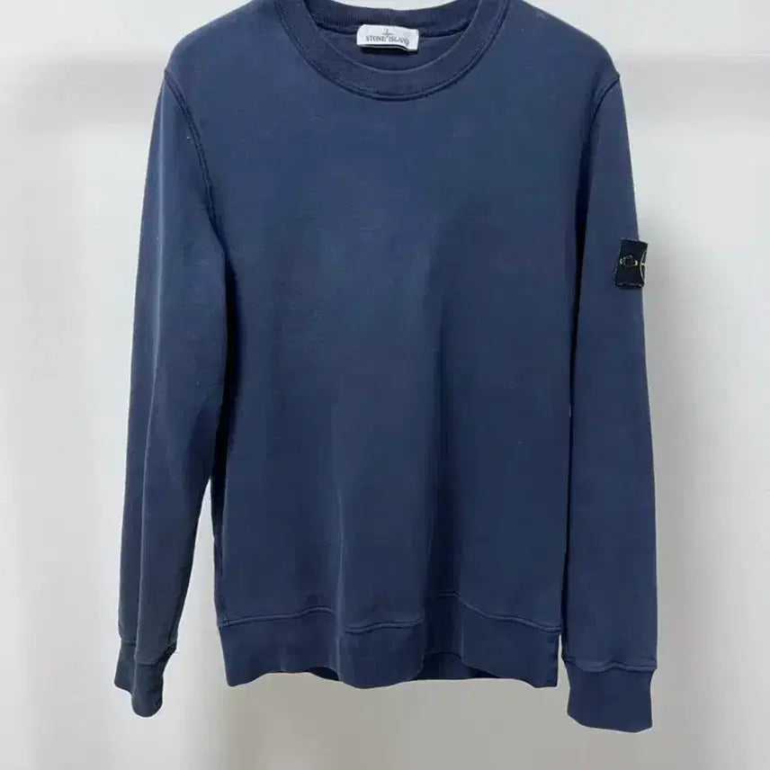 [BUNJANG] Stone Island Crewneck Sweatshirt Navy / 스톤아일랜드 맨투맨 네이비 팝니다