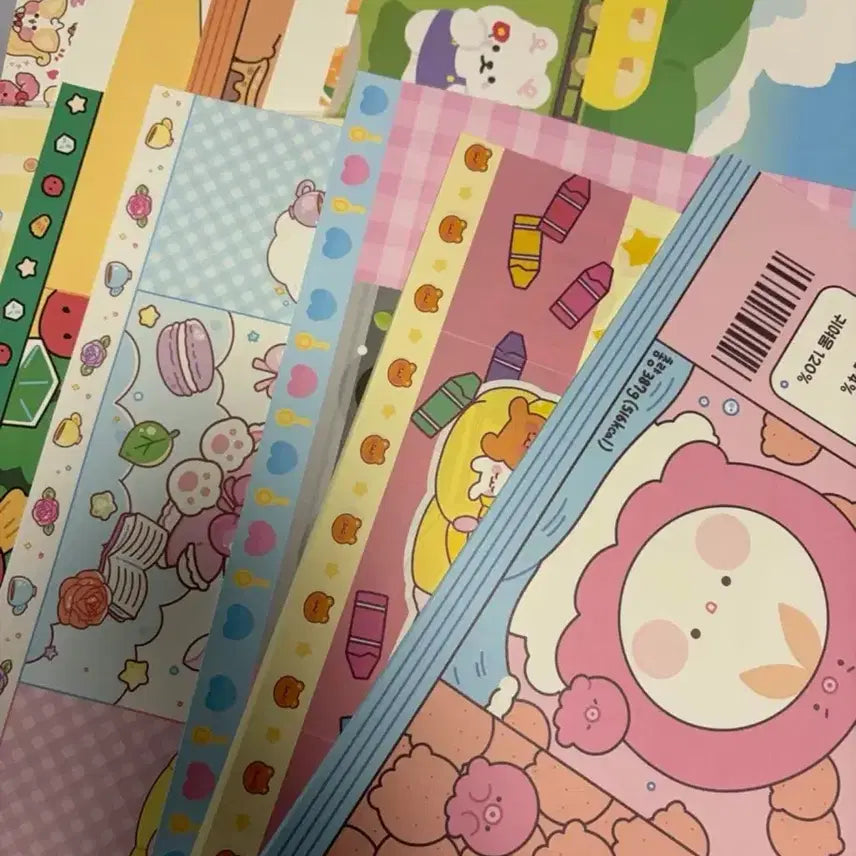 [BUNJANG] Wrapping Paper Set - 200 Sheets / 랩핑지200장 처분