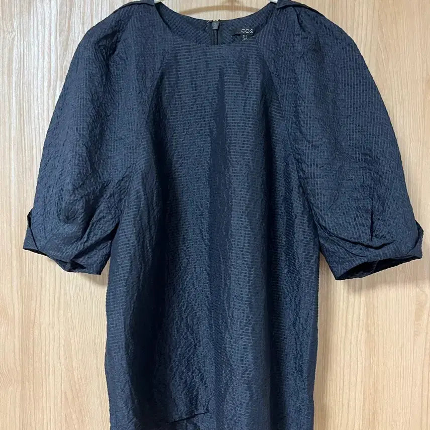 [BUNJANG] COS Puff Sleeve Blouse Navy/Black XS / COS 네이비 /블랙 퍼프소매 블라우스 US 2/XS/85