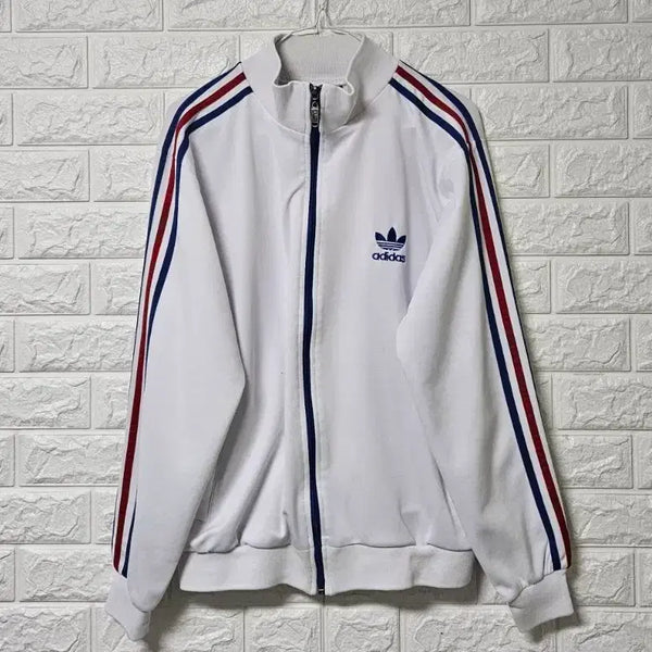 [BUNJANG] Adidas White Jersey Training Zip-up L / 아디다스 화이트 져지 트레이닝집업 판매합니다
