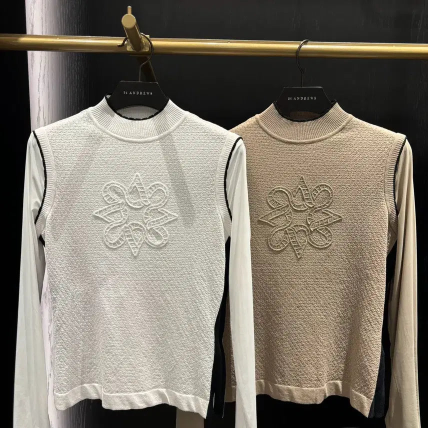 [BUNJANG] Saint Andrews Women's Long Sleeve Knit Top / #세인트앤드류스 #STANDREWS#여성골프웨어