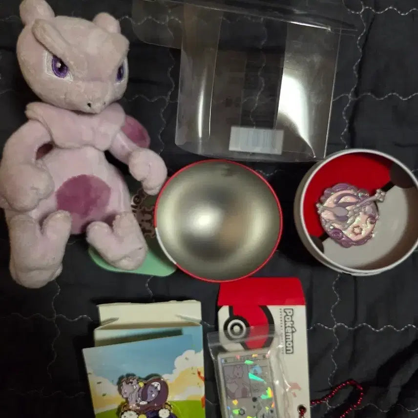 [BUNJANG] Pokemon Mewtwo Plush & Goods Bundle Set / 포켓몬스터 뮤츠 인형 굿즈 세트 일괄 판매합니다.