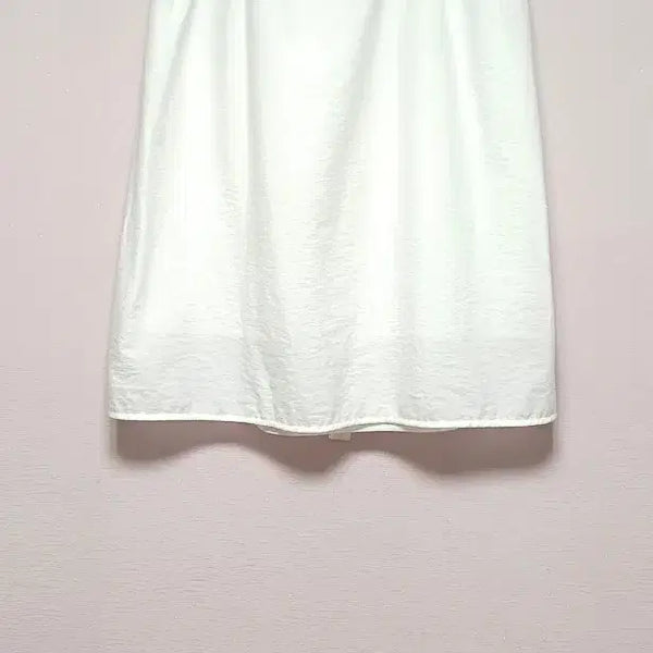 [BUNJANG] System (Hansem) Belted Zipper Cotton Blend Long Skirt - White (FREE) / 한섬 정품] 시스템(SYSTEM) 벨티드 지퍼 코튼 믹스 롱스커트 (FREE)