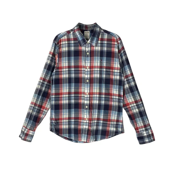 [BUNJANG] Tommy Hilfiger Denim Check Shirt (M) / 134. 타미힐피거 데님 체크 셔츠 (M)