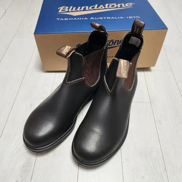 [BUNJANG] Blundstone Chelsea Boots Brown Leather Size 260-265 / 블런드스톤 새상품 260-265 첼시부츠 브라운