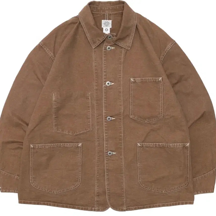 [BUNJANG] Postoveralls Washed Brown Coverall Jacket / Postoveralls 포스트오버롤즈 46 워시드 브라운 L 판매