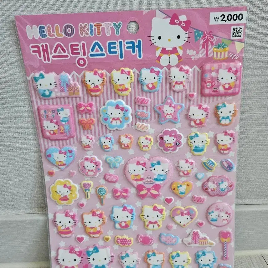 [BUNJANG] Hello Kitty Casting Sticker (Discontinued) / 헬로키티 캐스팅 스티커(단종)