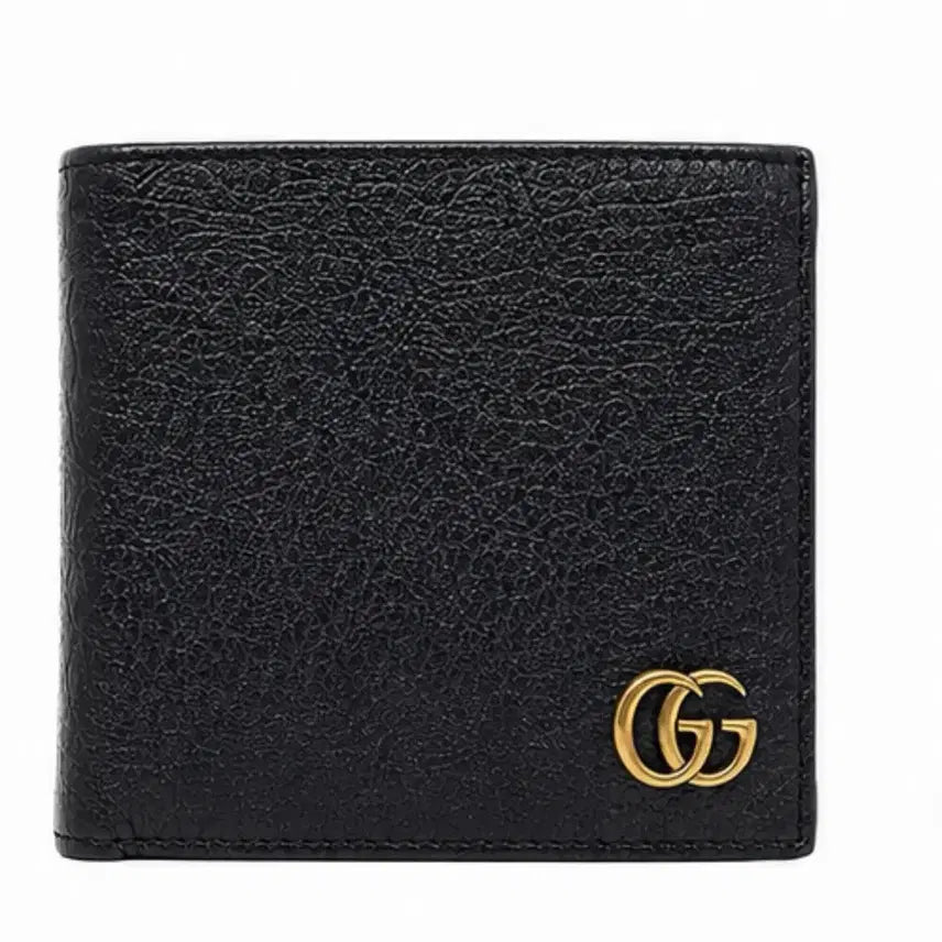[BUNJANG] Gucci GG Marmont Bifold Wallet Black Leather / 구찌 GG 마몽 반지갑 블랙
