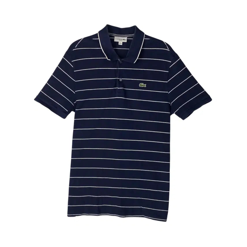 [BUNJANG] Lacoste Striped Polo Shirt (XL) / 136. 라코스테 스트라이프 폴로티 (XL)