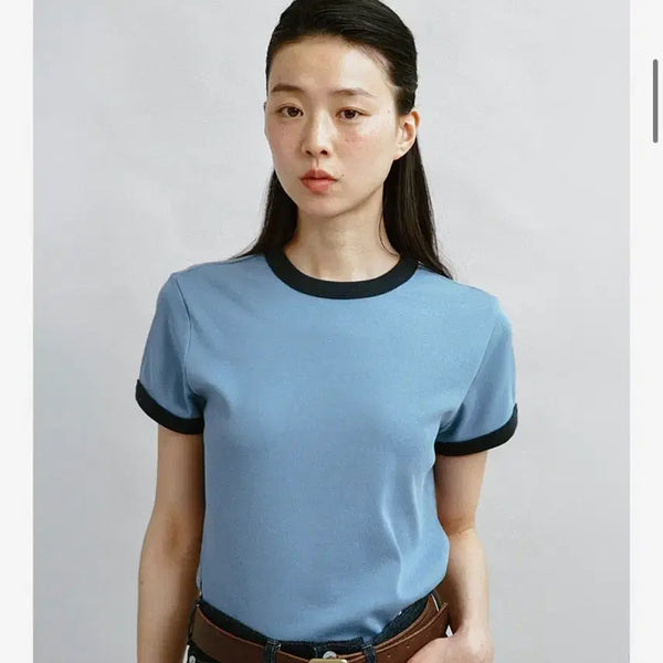 [BUNJANG] Urbanic30 Milo Tee Dusty Blue M Size / 얼바닉30 마일로티(더스티블루,m사이즈)