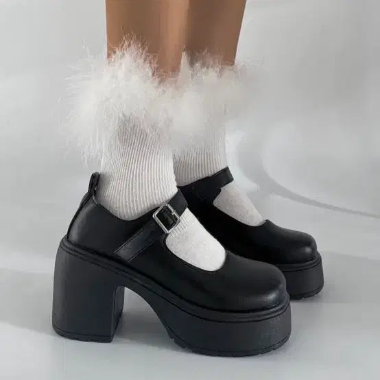 [BUNJANG] Platform Mary Jane Heels / 통굽 메리제인 힐