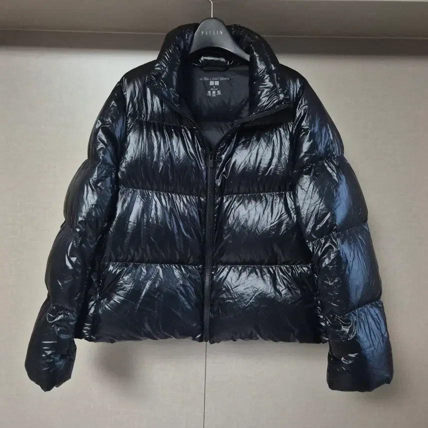 [BUNJANG] Uniqlo Ultra Light Down Shining Puffer Cropped Short Padding Black / M)유니클로 숏패딩 크롭패딩 울트라 라이트 다운 샤이닝 푸퍼