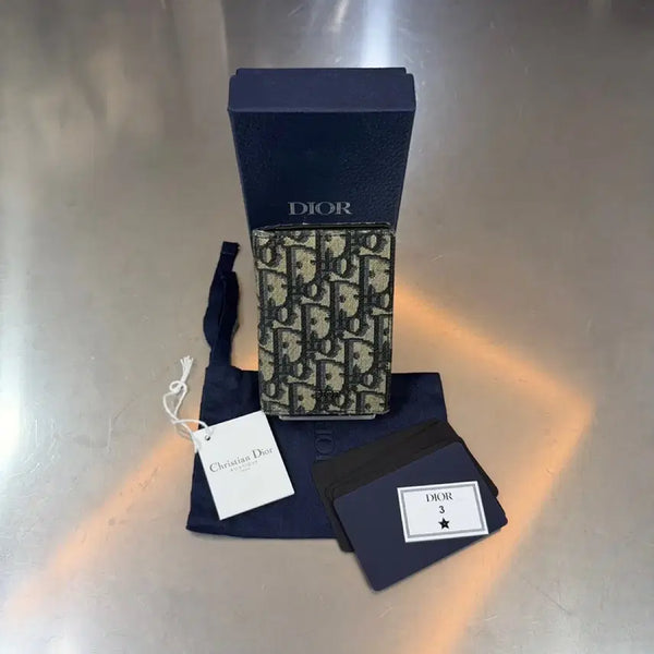 [BUNJANG] Dior Oblique Organizer Wallet Beige OS / [정품/OS] 디올 오블리크 오거나이저