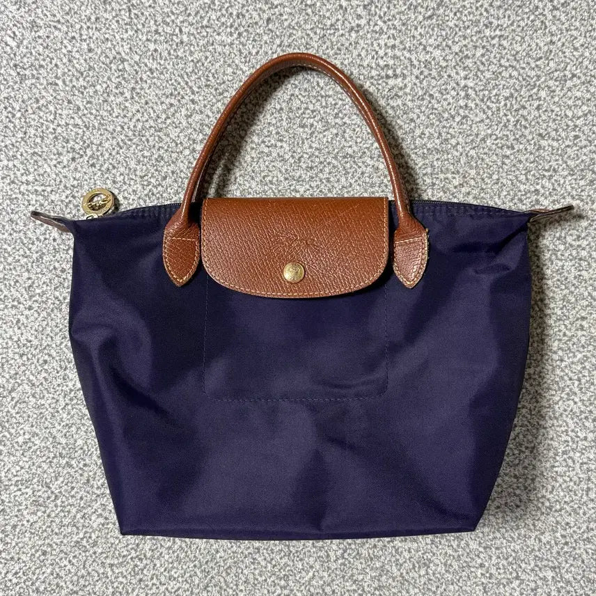 [BUNJANG] Longchamp Purple Nylon Tote Bag / Long Champ 롱샴 퍼플 토트백