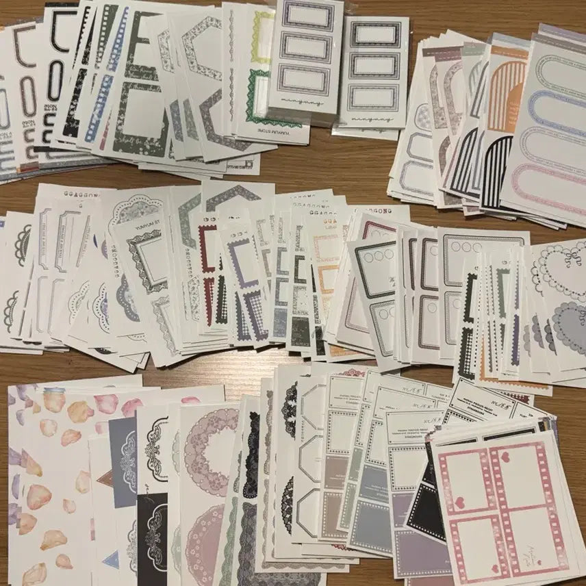 [BUNJANG] Emotionally Driven Scrapbooking Memo Pad Box (Box 3) / 감성다꾸용 떡메박스 처분합니다(3번박스)