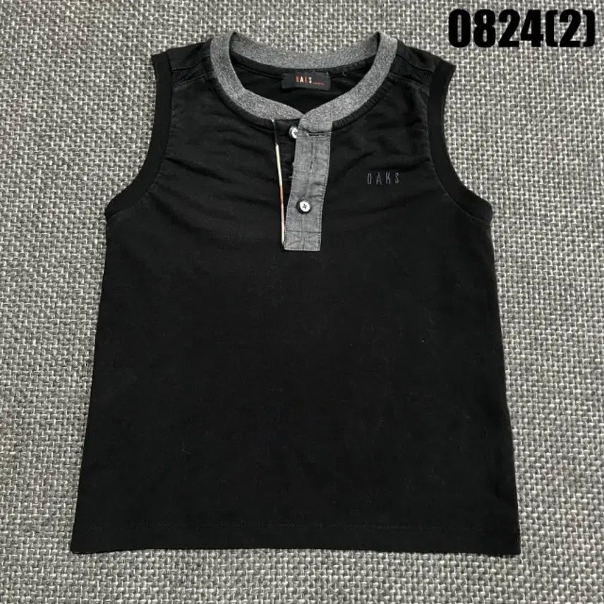 [BUNJANG] Daks Sleeveless T-Shirt Black L / 닥스 민소매 티셔츠 블랙 L