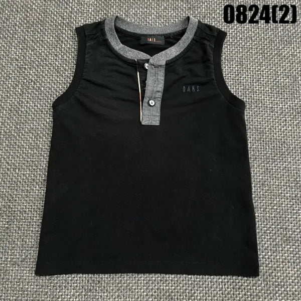 [BUNJANG] Daks Sleeveless T-Shirt Black L / 닥스 민소매 티셔츠 블랙 L
