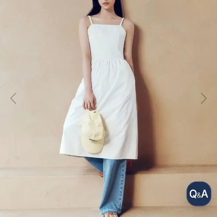 [BUNJANG] Lee Women's Bustier Dress White Size M / 리(Lee) 우먼 뷔스티에 원피스 화이트 M사이즈 판매