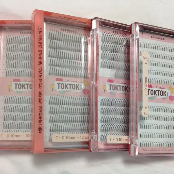 [BUNJANG] Tok Tok Hara Eyelashes Set (4 Types) / 톡톡하라 속눈썹 4종