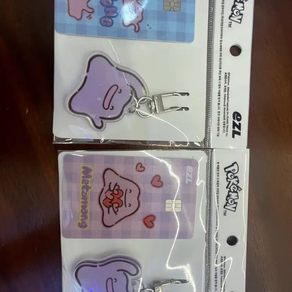 [BUNJANG] Ditto Izle Transportation Card Keyring / 메타몽 이즐 교통카드 키링
