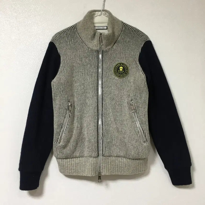 [BUNJANG] Mark &ロナ Women's Windproof Knit Zip-Up L / 마크앤로나 여성 방풍 니트 집업 L