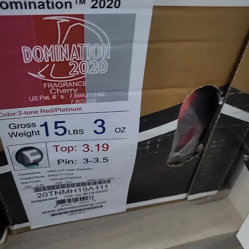 [BUNJANG] Storm Domination 2020 Bowling Ball 15LB / 스톰 도미네이션 2020 볼링공 15LB