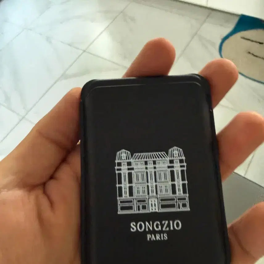 [BUNJANG] Songzio Paris MagSafe Card Wallet Black / 송지오옴므 파리스 맥세이프 카드지갑 블랙