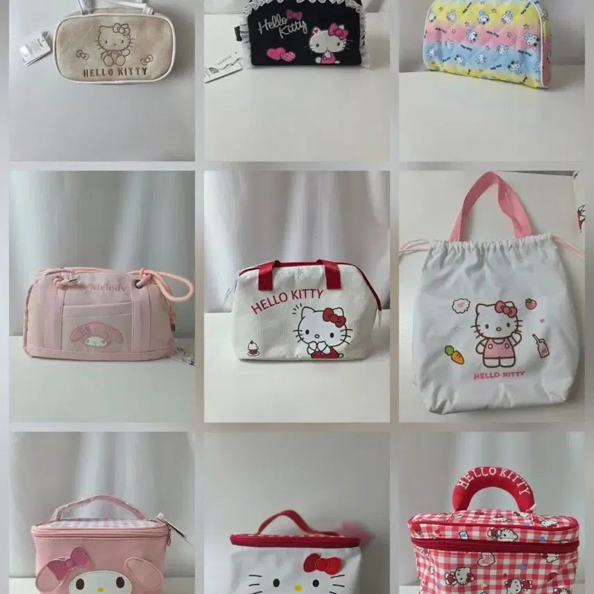 [BUNJANG] Hello Kitty Pouch / Bag (Includes My Melody) / 헬로키티 파우치/가방 다수 (마이멜로디 포함)