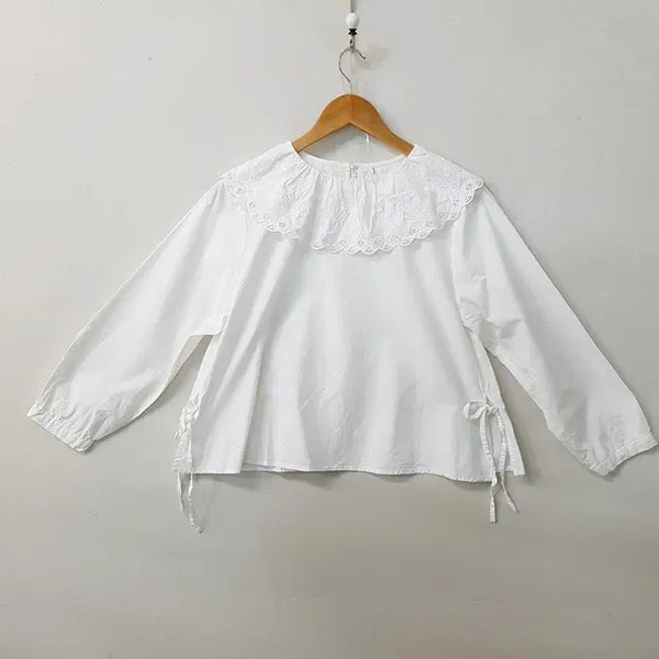 [BUNJANG] Chambre Sailor Blouse White / chambre 세일러 블라우스 화이트