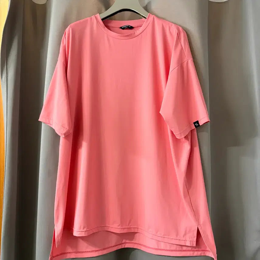 [BUNJANG] Xexymix Basic Logo Short Sleeve T-Shirt Pink / 젝시믹스 기능 반팔티 핑크