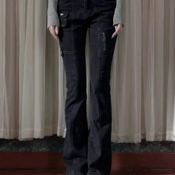 [BUNJANG] Bohemian Seoul Side Pocket Bootcut Jeans / 보헤미안서울 SIDE POCKET BOOTCUT JEANS 사이드포켓
