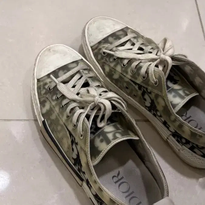 [BUNJANG] Dior B23 Oblique Sneakers / 디올 오블리크 스니커즈 42