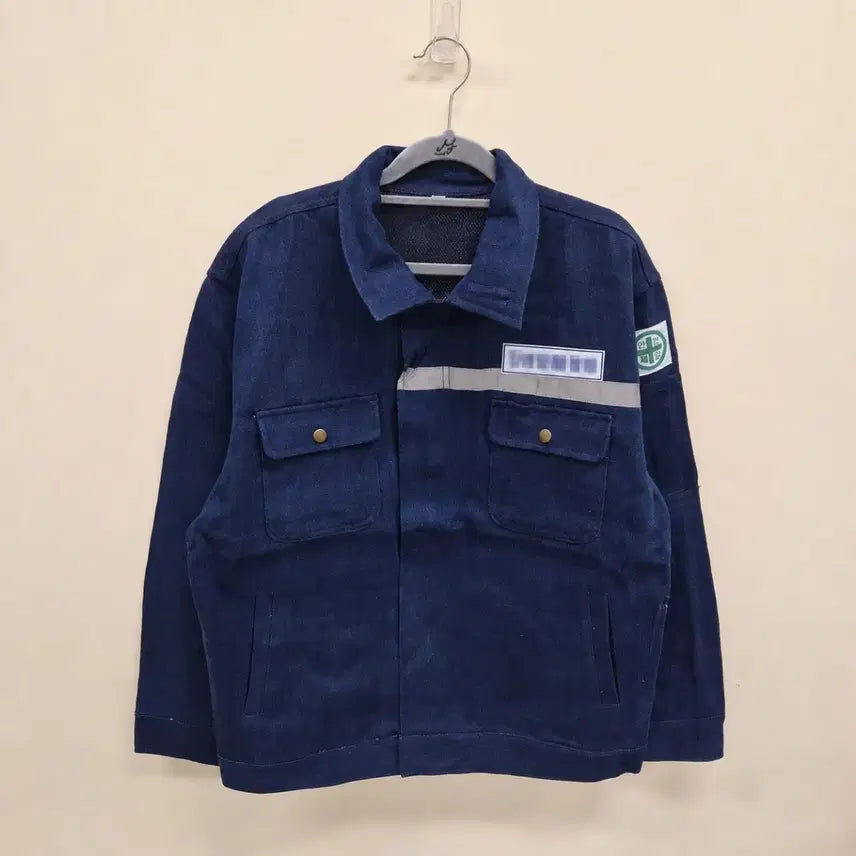 [BUNJANG] Workwear Welding Jacket (Denim) / 새상품 작업복 용접복 청자켓