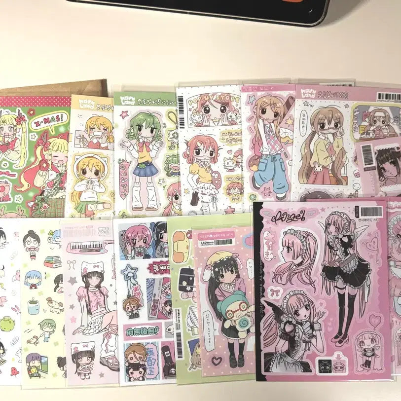 [BUNJANG] Diary Decor Sticker Bundle Set (16 Sheets) / 다꾸 스티커 일괄 양도