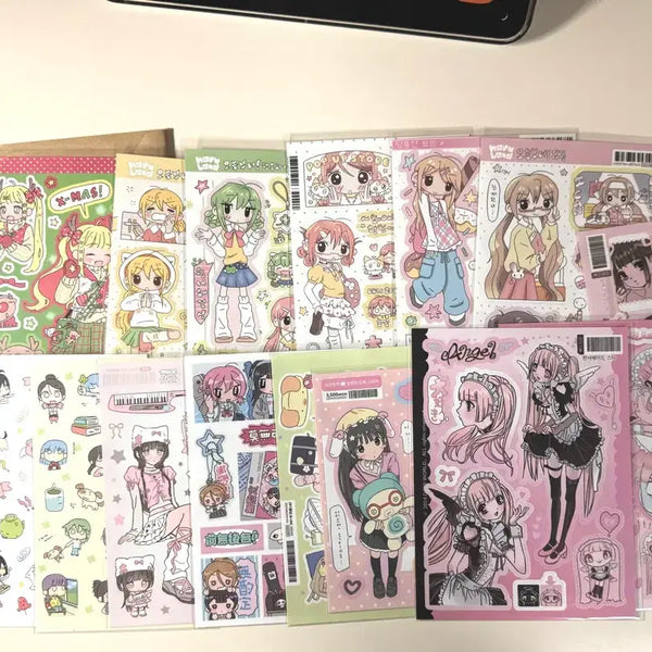 [BUNJANG] Diary Decor Sticker Bundle Set (16 Sheets) / 다꾸 스티커 일괄 양도