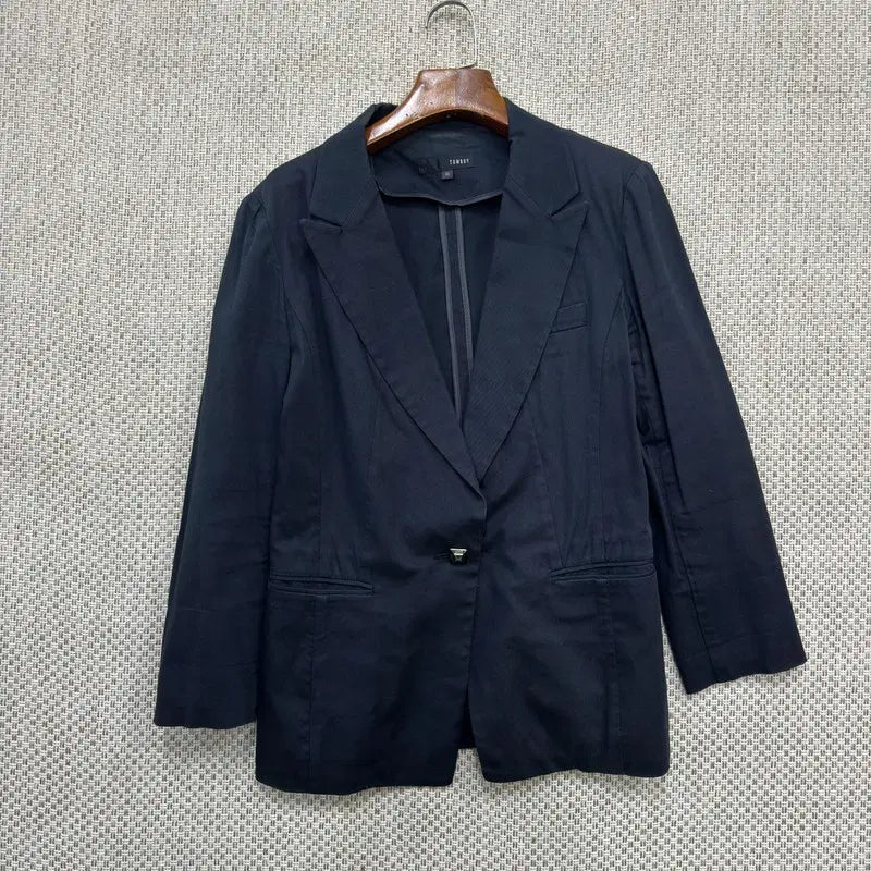 [BUNJANG] Tomboy Linen Blazer Jacket 85 / 톰보이 린넨 블레이저 자켓 85 H02919