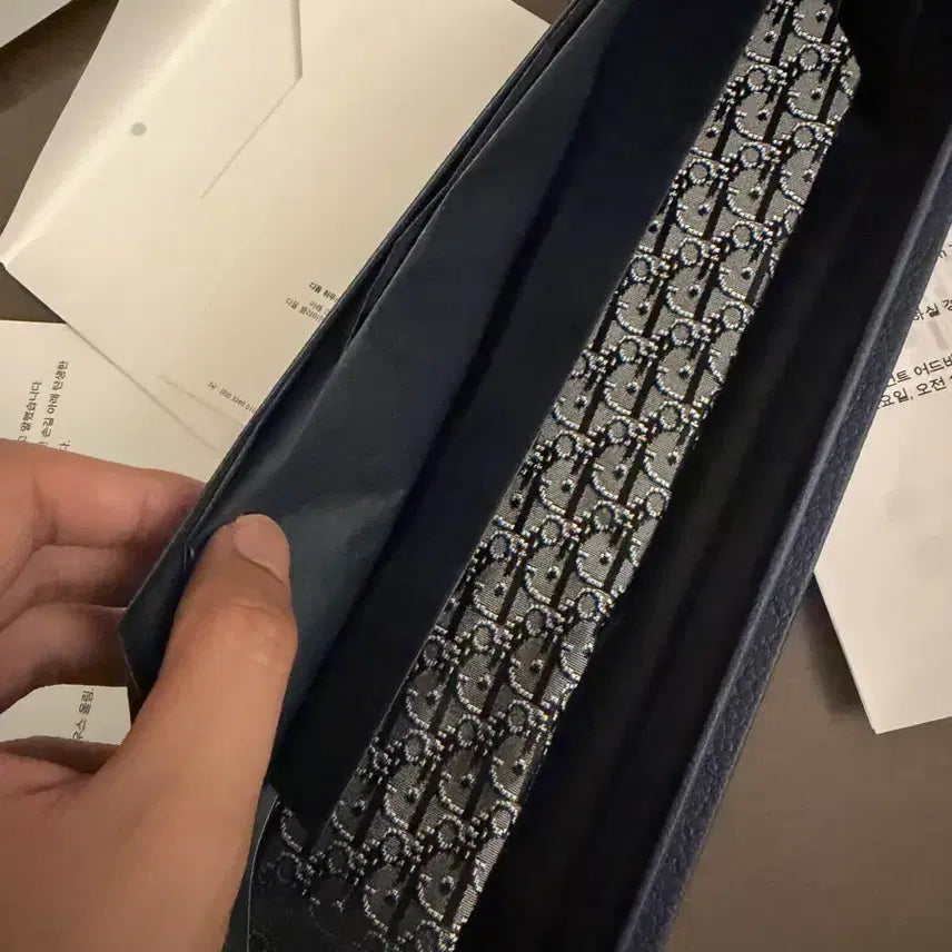 [BUNJANG] Dior Oblique Pixel Tie / 디올 오블리크 픽셀 넥타이