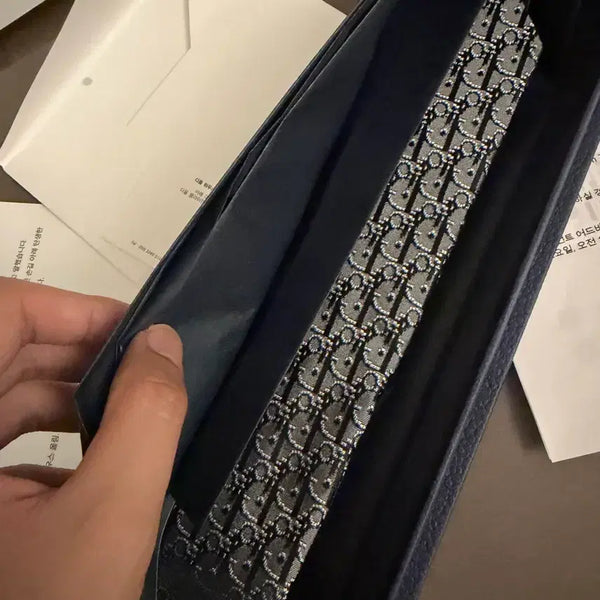 [BUNJANG] Dior Oblique Pixel Tie / 디올 오블리크 픽셀 넥타이