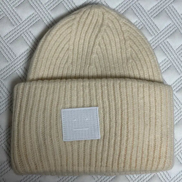 [BUNJANG] Acne Studios N Face Beanie White / 아크네 팬시 N 페이스 비니 화이트