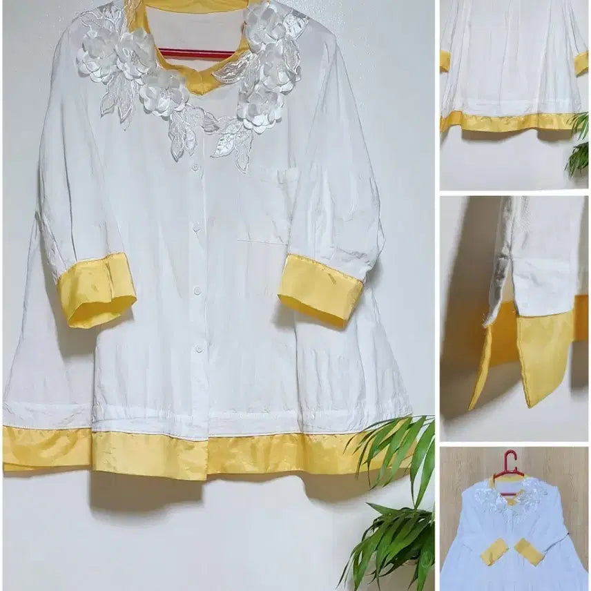 [BUNJANG] 3D Floral A-Line Jacket / 입체 꽃송이 예쁜 A라인핏 자켓