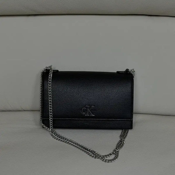 [BUNJANG] Calvin Klein Chain Shoulder Bag Black / CK 숄더백 블랙 캘빈클라인 체인백