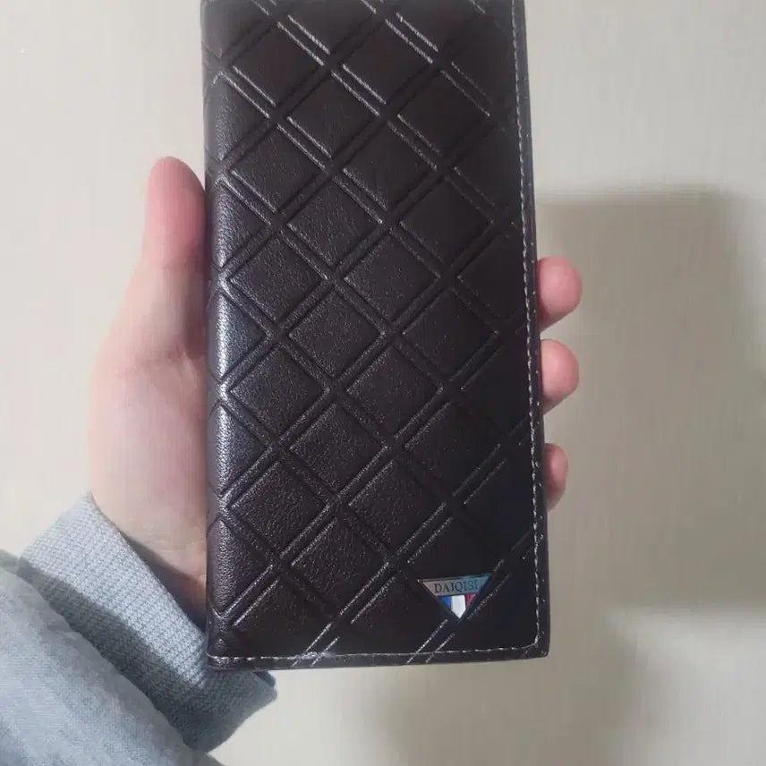 [BUNJANG] Men's Diamond Quilted Long Wallet / 새상품 장지갑 팝니다